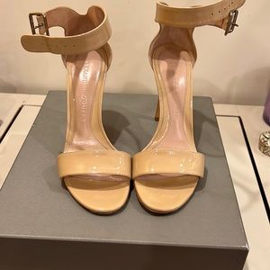 Alexander McQueen patent sandal